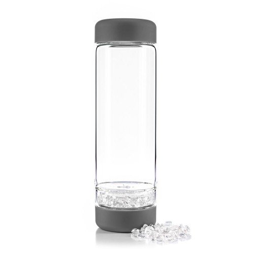 Inu! Crystal Water Bottle - Lava Grey